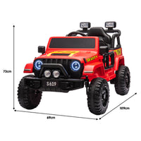 S619 Gravity Kids Electric Ride On Car - Red