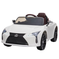 Licensed Lexus Lc 500 Kids Electric Ride On Car - White