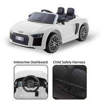 Kahuna Kahuna R8 Spyder Audi Licensed Kids Electric Ride On Car Remote Control - White
