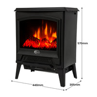 Dimplex 2kW Casper Optiflame Portable Electric Stove