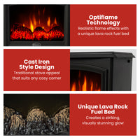 Dimplex 2kW Casper Optiflame Portable Electric Stove