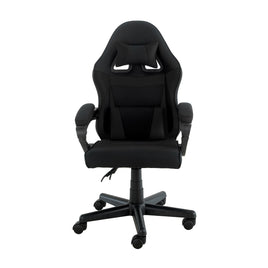 Sarantino Antre Kids Study Gaming Chair Black Adjustable Computer Desk Seat Racing Inspired-look With Adjustable Height, Ergonomic Back Support, Padded Armrests