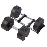 Powertrain Eon 2 x 36kg Dial-Up Adjustable Dumbbell Home Gym Weights