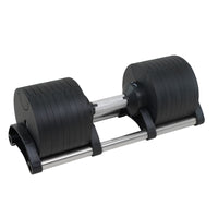 Powertrain Eon 45kg Adjustable Dumbbell Home Gym 9 Strength Training Safety Lock System For Building & Fitness Workouts