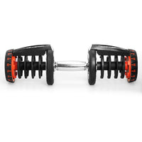 Powertrain 2x 40kg Powertrain Adjustable Dumbbells with Stand