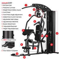 Powertrain Home Multi Gym 560 Full Body Training with 90kg Weight Stack Home Gym
