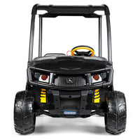 John Deere Midnight Black Gator XUV Kids Ride On Car Dual Seat 12V Battery