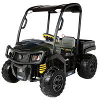 John Deere Midnight Black Gator XUV Kids Ride On Car Dual Seat 12V Battery