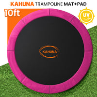 Kahuna 10ft Replacement Trampoline Safety Pad Cover and Jumping Spring Mat - Pink