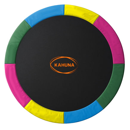 Kahuna 10ft Replacement Trampoline Safety Pad Cover and Jumping Spring Mat - Rainbow