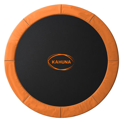 Kahuna 12ft Replacement Trampoline Safety Pad Cover and Jumping Spring Mat - Orange