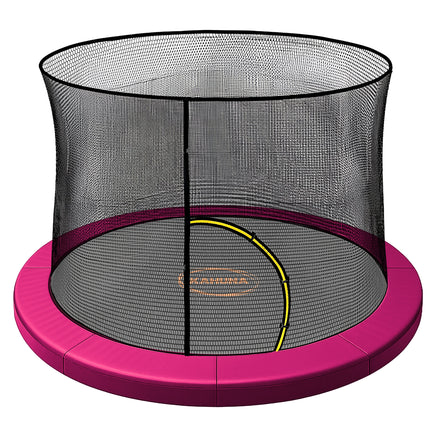 Kahuna 6ft Trampoline Pad and Net - Pink