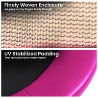 Kahuna 6ft Trampoline Pad and Net - Pink