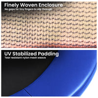 Kahuna 10ft Trampoline Pad and Net - Blue