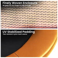 Kahuna 10ft Trampoline Pad and Net - Orange