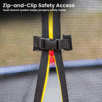 Kahuna 16ft Trampoline Pad and Net - Purple