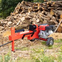 Yukon 15ton Petrol Hydraulic Log Splitter Wood Timber Firewood Block Cutter 196cc