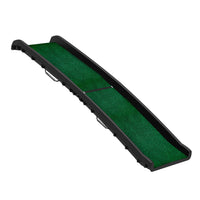 Furtastic Foldable Dog Ramp with Poly-Grass Grip Surface Non-Slip UV Protection