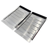 Kartrite Aluminium Wheelchair Ramp 2FT Mobility Ramp with High Grip Surface Safety Side Rails Locking Pin & Carry Handle
