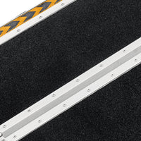 Kartrite Aluminium Wheelchair Ramp 2FT Mobility Ramp with High Grip Surface Safety Side Rails Locking Pin & Carry Handle