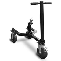 Kartrite Trailer Dolly Adjustable 2in Hitch Ball 1500kg Tongue Weight Capacity w/8in Swivel Wheels Steel Trailer Mover