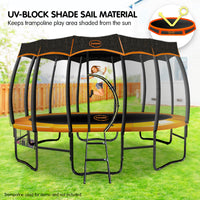 12ft Removable Twister Trampoline Roof Shade Cover