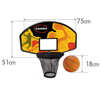 Trampoline Basketball Ring Set with Mini Ball and Pump