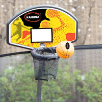 Trampoline Basketball Ring Set with Mini Ball and Pump