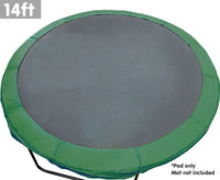 14ft Trampoline Replacement Spring Pad Round Cover - Green