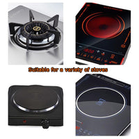 304 Stainless Steel 40cm Double Ear Non-Stick Stir Fry Cooking Kitchen Wok Pan without Lid Honeycomb Double Sided