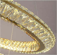 BAMDECOR C3312/3 Crystal Chandelier Living Room Chandelier Crystal Chandelier Room Dining Room lamp New Bedroom Lamps Lighting Villa Light Luxury Post (Size:100+80+60cm)