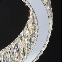 BAMDECOR C3319 Modern Crystal Chandeliers Lighting Fixtures Contemporary Round Chandelier Lighting Fixtures Crystal Pendant Ceiling Lights(Gold-60cm)