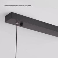 Modern Minimalist Trapezoid Pendant Light Adjustable LED Bar Light White