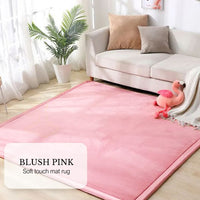 Soft Touch Ultra Plush Memory Foam Tatami Blush Pink Mat - 200 X 300 CM