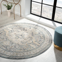 Aubre Contemporary Area Rug - Charcoal - 160x160