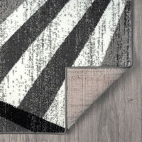 Adore Geometric Textural Rug - Grey - 160x230