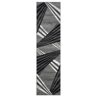 Adore Geometric Textural Rug - Grey - 200x290