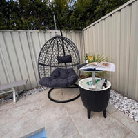 Black Ice Bucket Table