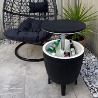 Black Ice Bucket Table