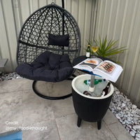 Black Ice Bucket Table