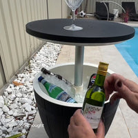 Black Ice Bucket Table