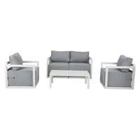 Alfresco Serenity Outdoor Lounge Set – Charcoal Grey