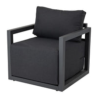 Alfresco 7-Seat Garden Lounge Set - Charcoal Grey