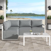 Four-Seat Alfresco Harmony Set - Charcoal Grey