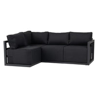 Four-Seat Alfresco Harmony Set - Charcoal Grey