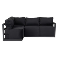 Four-Seat Alfresco Harmony Set - Charcoal Grey