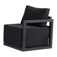 Four-Seat Alfresco Harmony Set - Charcoal Grey