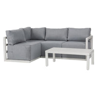 Four-Seat Alfresco Harmony Set - Charcoal Grey