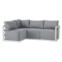 Four-Seat Alfresco Harmony Set - Charcoal Grey