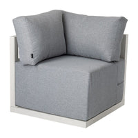 Alfresco Contemporary All-Weather Lounge Set - White